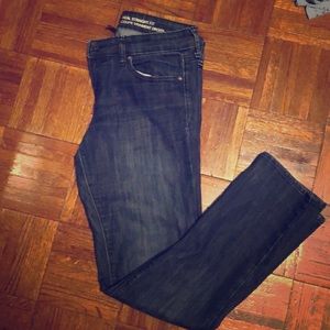 Comfy dark wash jeans